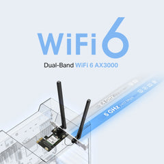 AX3000 Wi-Fi 6 Bluetooth 5.3 PCIe Adapter