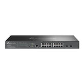 Omada 16-Port 2.5G and 2-Port 10GE SFP+ L2+ Managed Switch with 8-Port PoE+