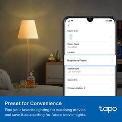 Tapo L510E - Smart Wi-Fi Light Bulb, Dimmable