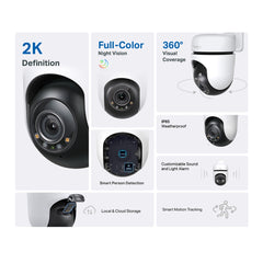 Outdoor Pan/Tilt Security WiFi Camera TC41
