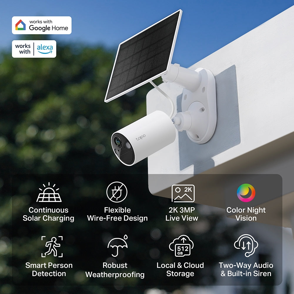 Tapo C410 KIT - Solar-Powered Security Camera Kit