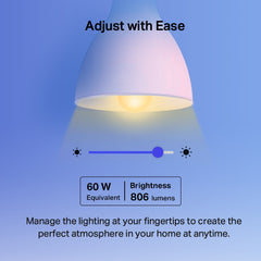 Smart Wi-Fi Light Bulb, Multicolor