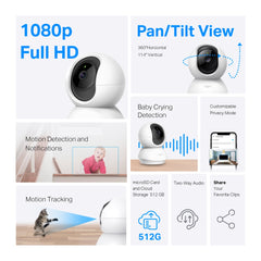 Tapo C200 - Pan/Tilt Home Security Wi-Fi Camera