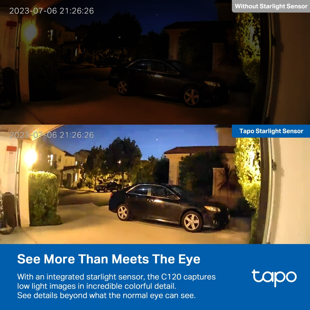 Tapo C120 - Indoor/Outdoor Home Security Wi-Fi Camera