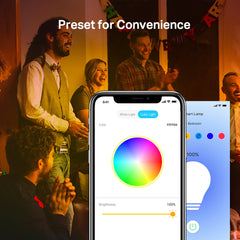 Smart Wi-Fi Light Bulb, Multicolor