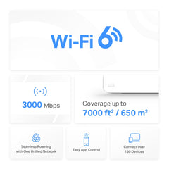 AX3000 Whole Home Mesh WiFi 6 System