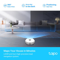 LiDAR Navigation Robot Vacuum & Mop + Smart Auto-Empty Dock
