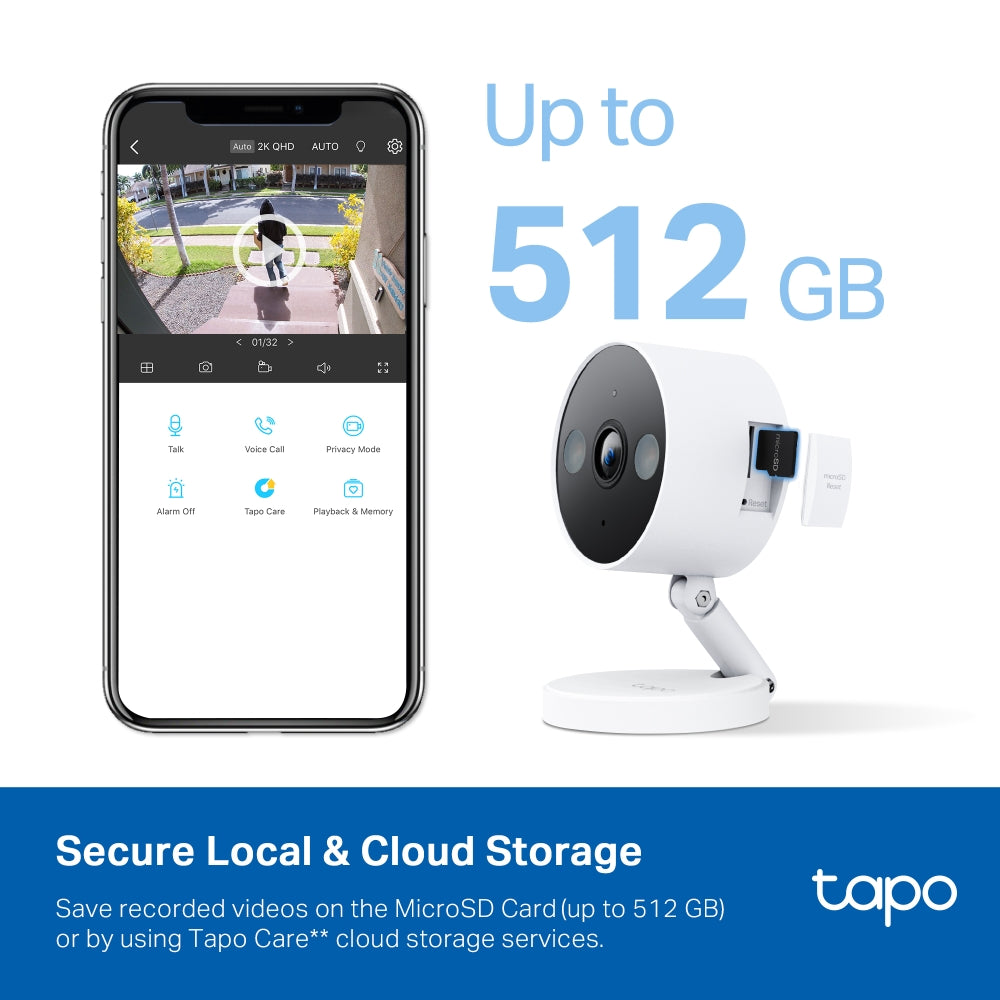 Tapo C120 - Indoor/Outdoor Home Security Wi-Fi Camera