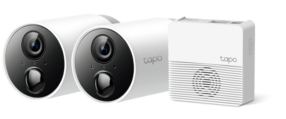Tapo C400S2 - Smart Wire-Free Security Camera System, 2 Camera System
