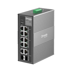 Omada 10-Port Gigabit Industrial Easy Managed Switch with 6-Port PoE+ and 2-Port PoE++
