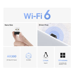 AX300 Nano Wireless USB Adapter
