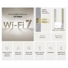 BE3600 Wi-Fi 7 Range Extender