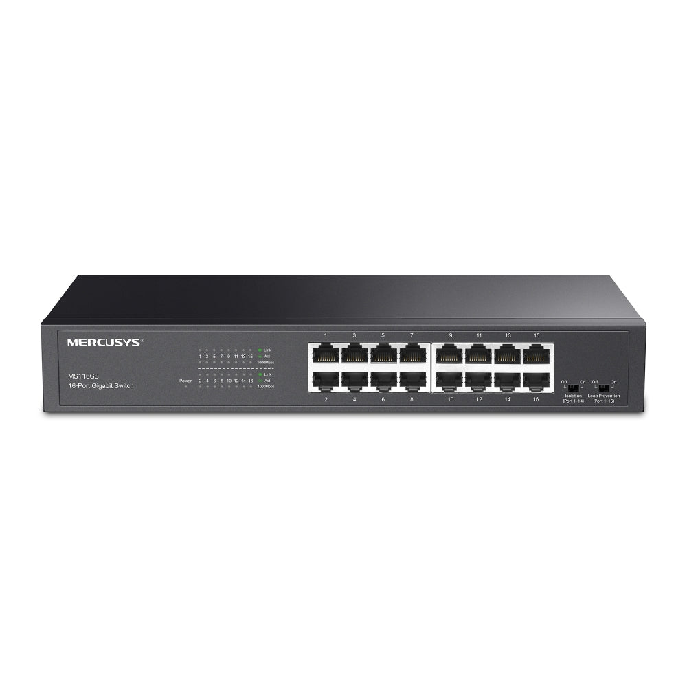 16-Port Gigabit DesktopRackmount Switch