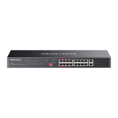 20-Port Gigabit Rackmount Switch with 16-Port PoE+