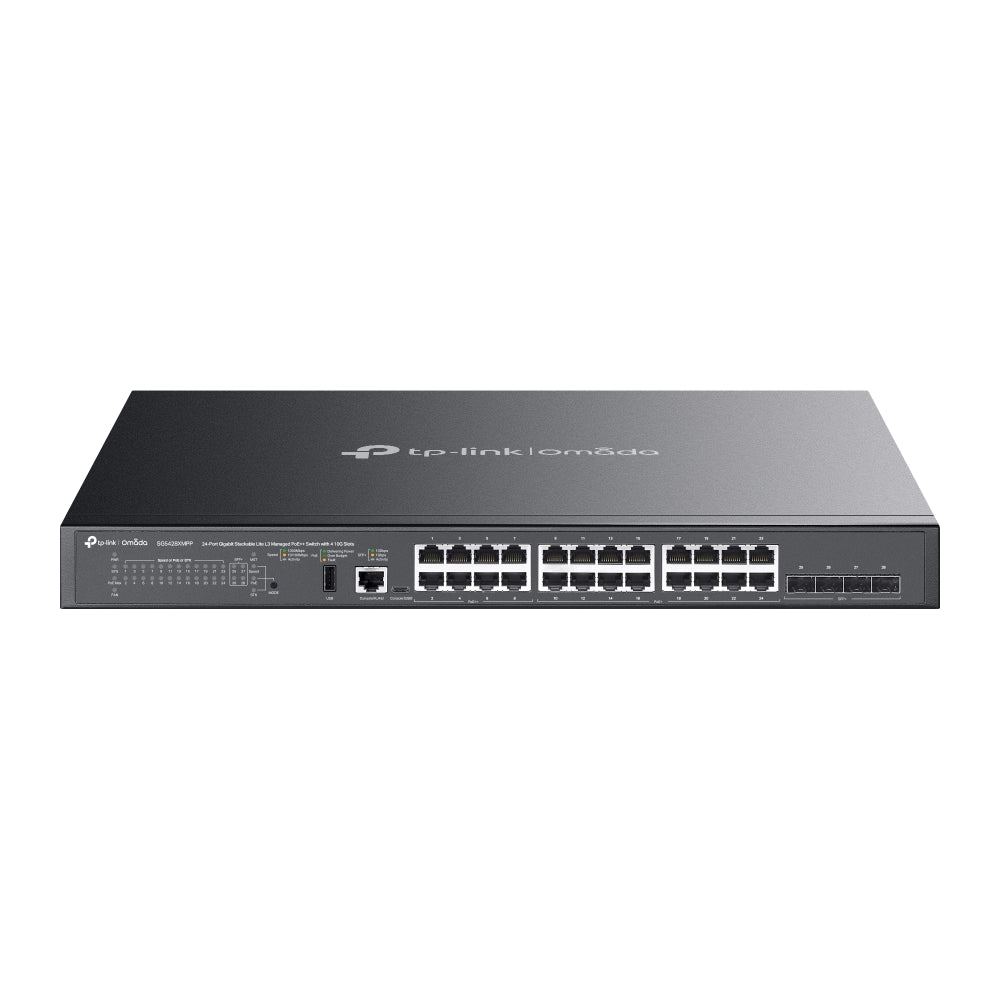Omada 24-Port Gigabit Stackable Lite L3 Managed Switch with 4× 10G Slots