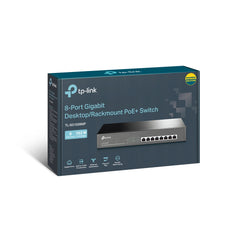 8-Port Gigabit Desktop/Rackmount Switch with 8-Port PoE+