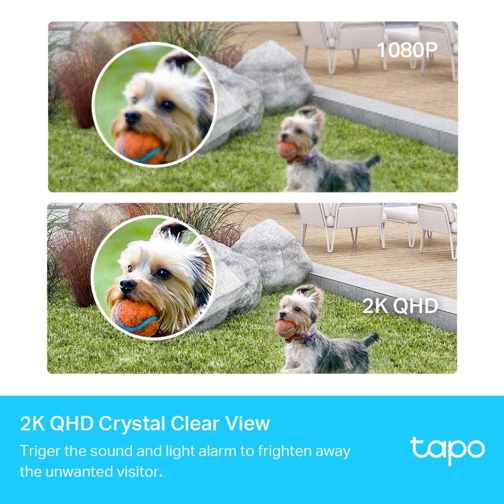 Tapo C420S2 - Smart Wire-Free Security Camera, 2 Camera System