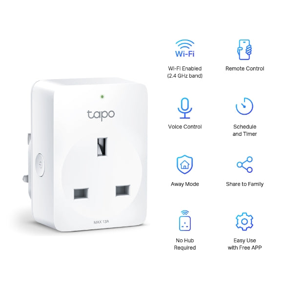 Tapo P100(2-pack) - Mini Smart Wi-Fi Socket
