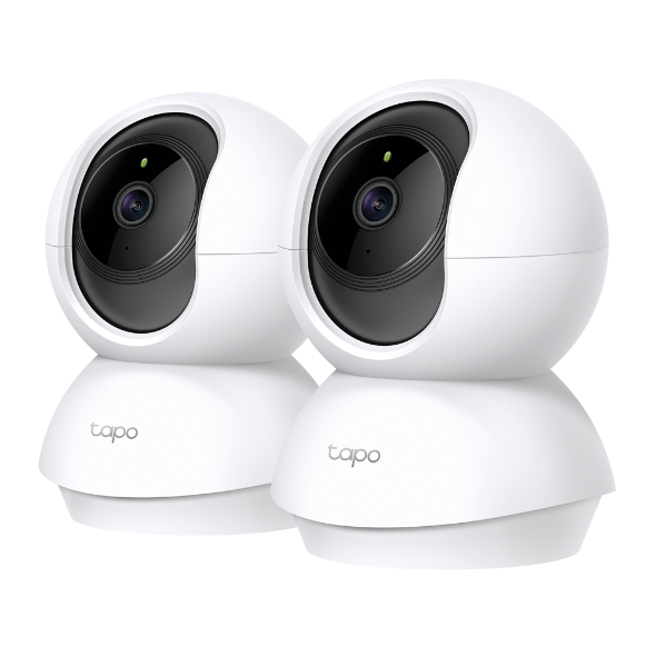 Tapo C200P2 - Pan/Tilt Home Security Wi-Fi Camera, 2-Pack