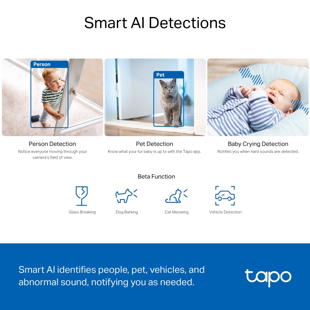 Tapo C230 - Pan/Tilt AI Home Security Wi-Fi Camera