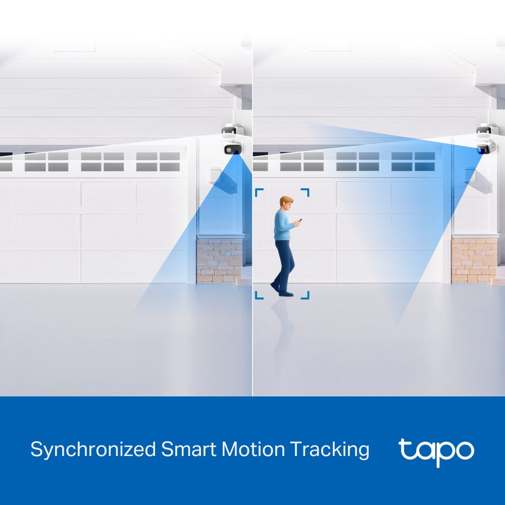 Tapo C246D - Indoor/Outdoor Dual Lens Pan/Tilt Security Camera