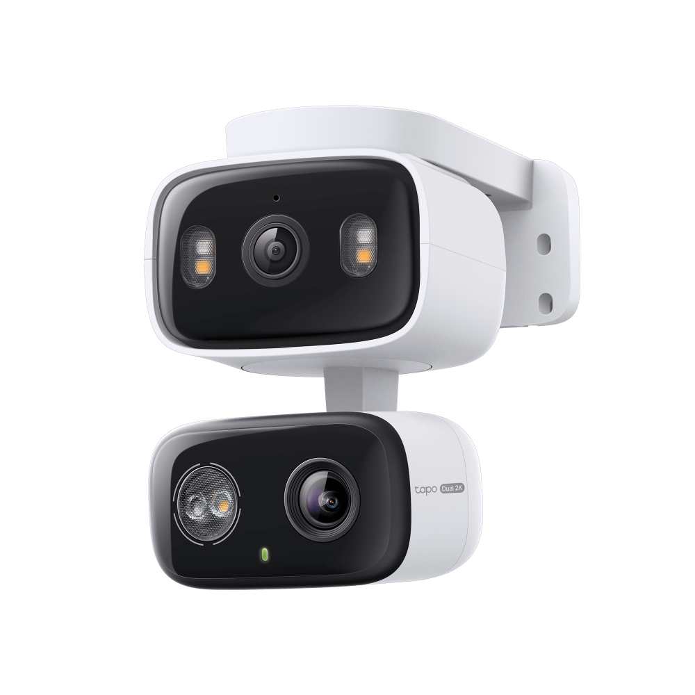 Indoor/Outdoor Dual Lens Pan/Tilt Security Camera