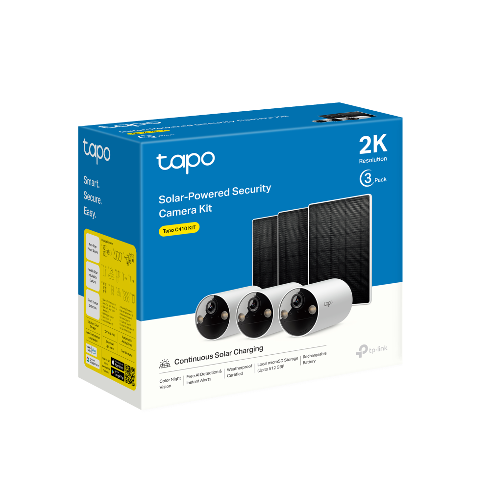 Tapo C410 KIT - Solar-Powered Security Camera Kit