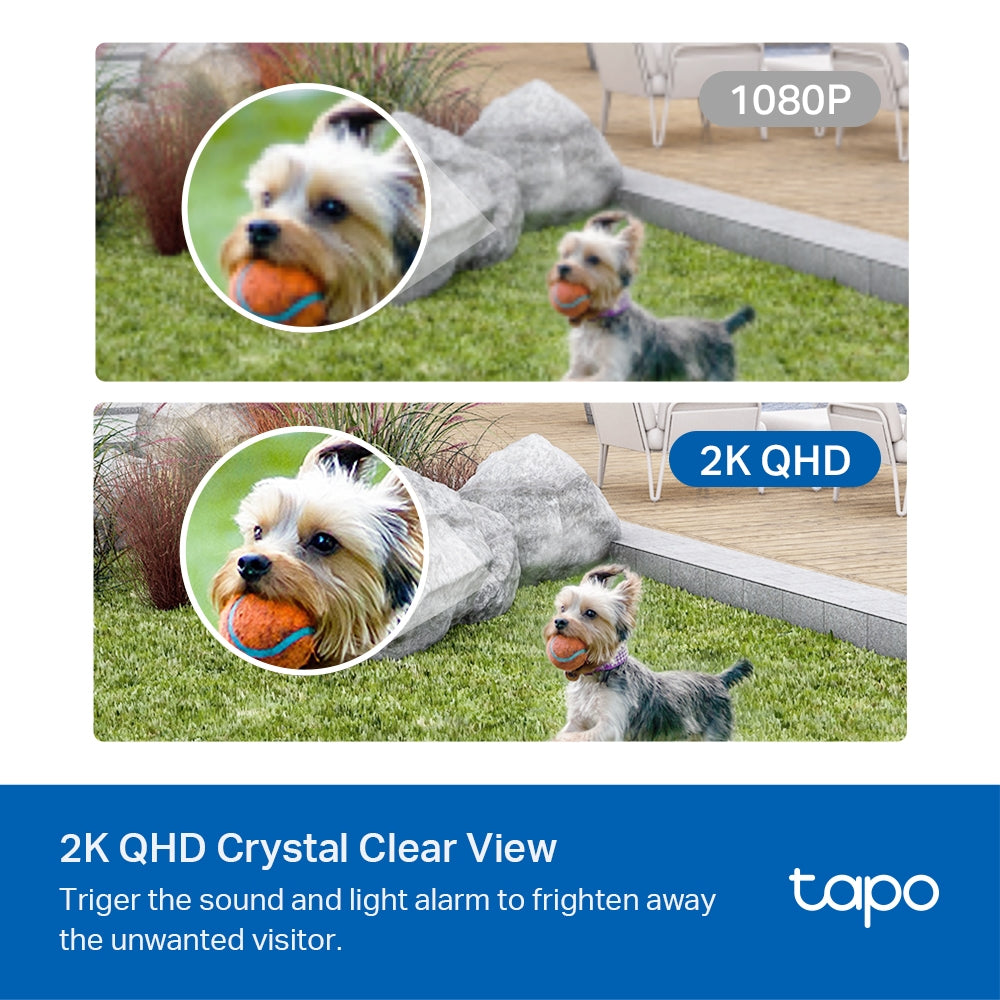 Tapo C420S1 - Smart Wire-Free Security Camera, 1 Camera System