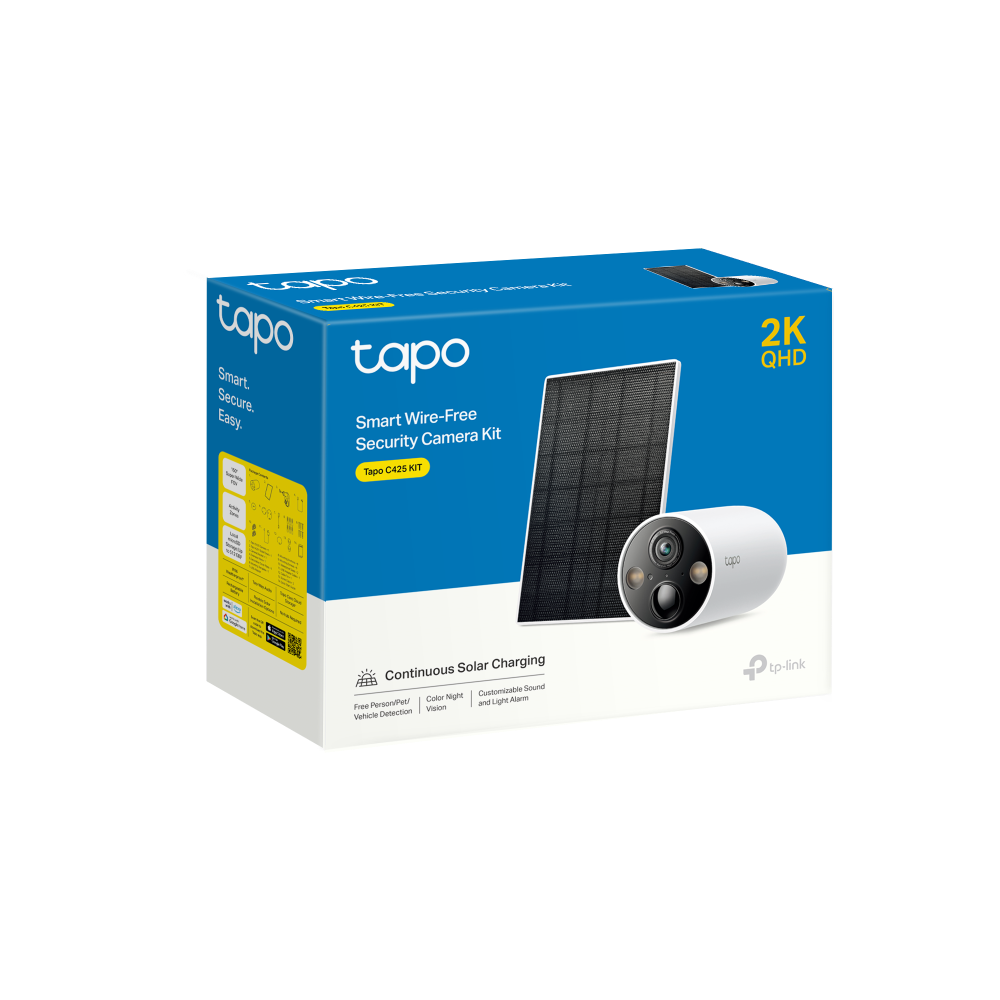 Tapo C425 KIT - Solar-Powered Security Camera Kit