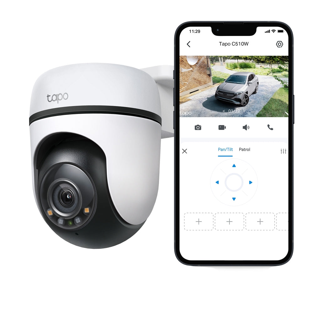 Tapo C510W - Outdoor Pan/Tilt Security Wi-Fi Camera