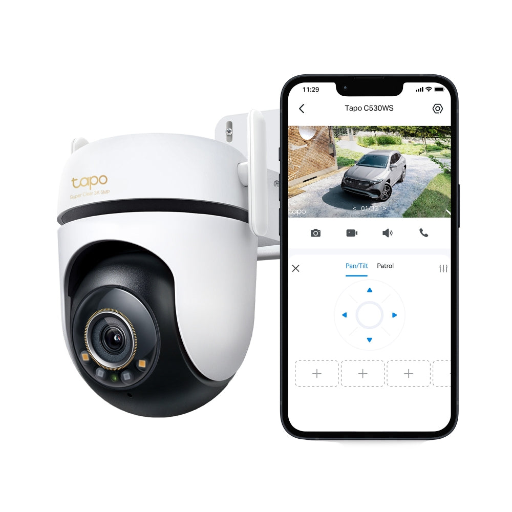 Tapo C530WS - Outdoor Pan/Tilt Security Wi-Fi Camera