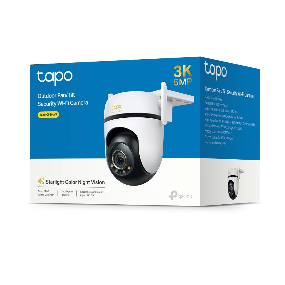 Tapo C530WS - Outdoor Pan/Tilt Security Wi-Fi Camera