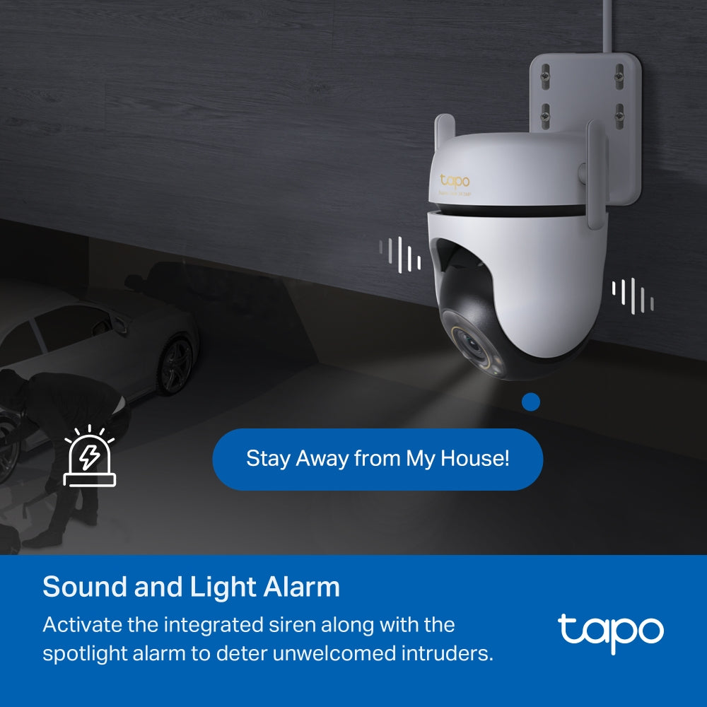 Tapo C530WS - Outdoor Pan/Tilt Security Wi-Fi Camera