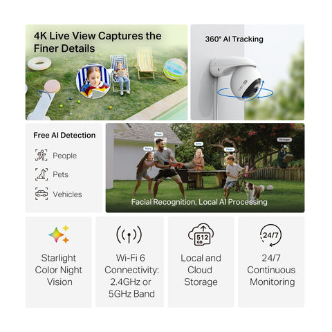 Tapo C560WS - Outdoor Pan/Tilt Security Wi-Fi Camera