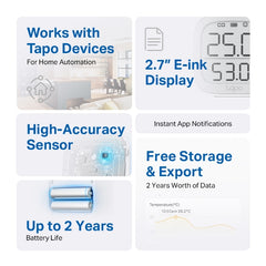 Tapo T315 - Smart Temperature and Humidity Monitor