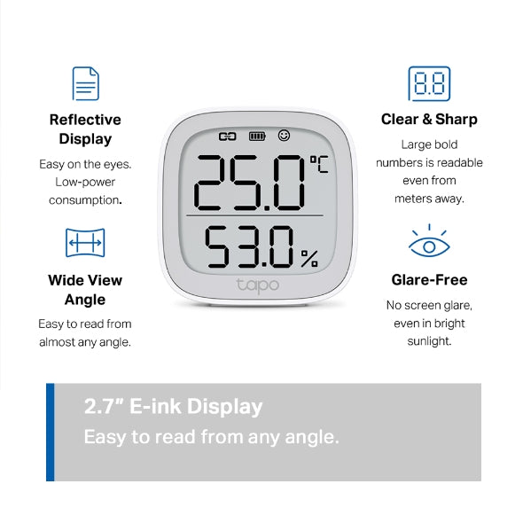 Tapo T315 - Smart Temperature and Humidity Monitor