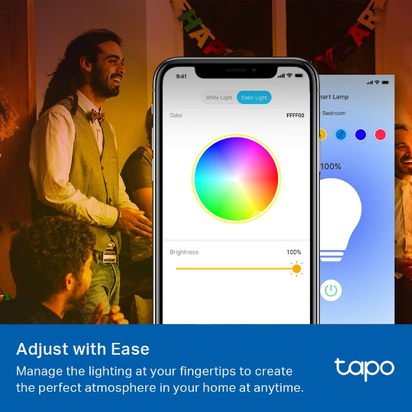 Tapo L530E - Smart Wi-Fi Light Bulb, Multicolor