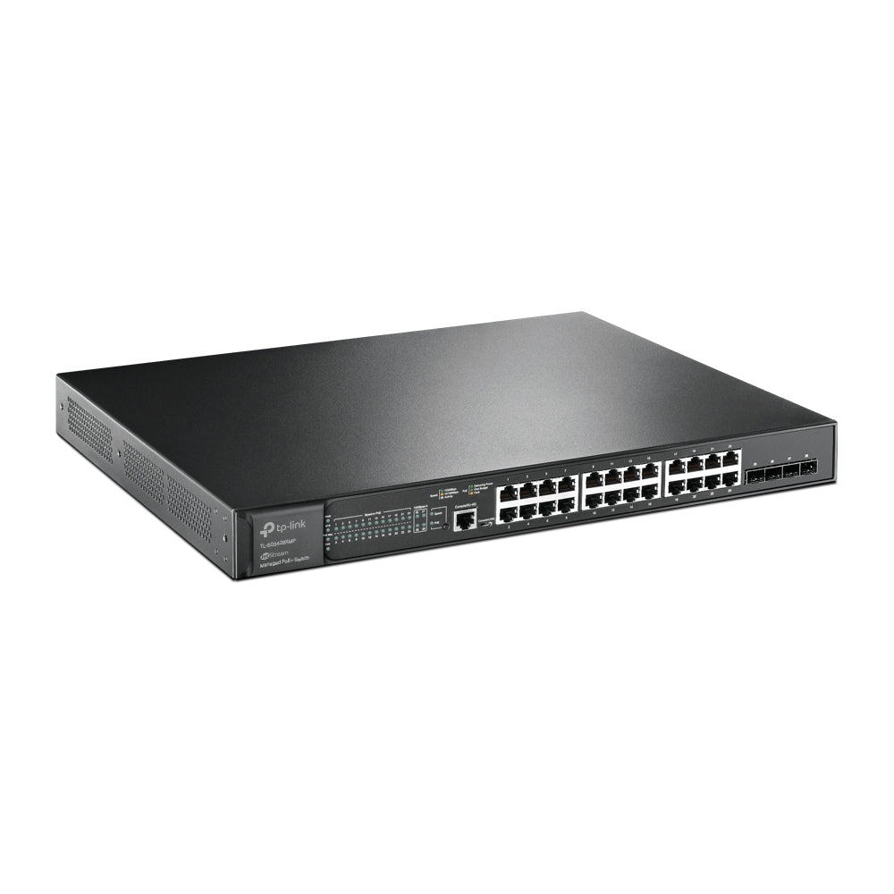 JetStream 24-Port Gigabit L2+ Managed Switch with 4 10GE SFP+ Slots